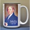 Rufus King, US Constitution signatory biographical history mug.
