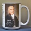 Francis Lewis, Declaration of Independence signatory biographical history mug.