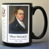 Oliver Wolcott, Jr. US Secretary of Treasury history mug.