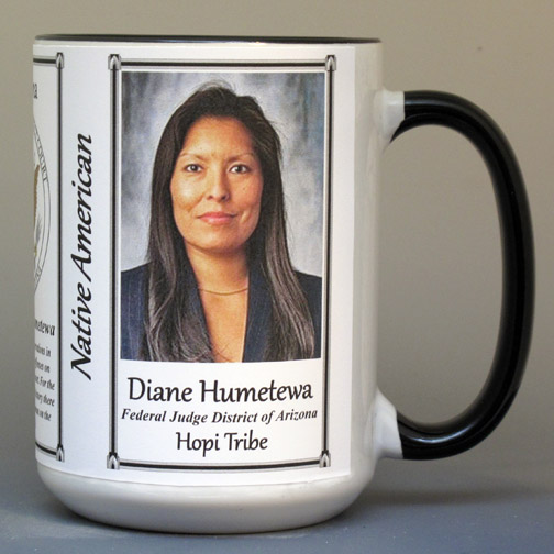 Diane Humetewa biographical history mug.