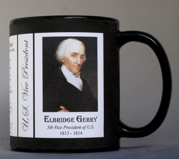 Elbridge Gerry U.S. Vice President history mug.