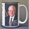 Dick Cheney, US Vice President biographical history mug.