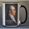 Aaron Burr, US Vice President biographical history mug.
