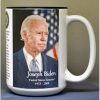 Joe Biden, US Senator biographical history mug.