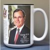 George H.W. Bush, US House of Representatives biographical history mug.