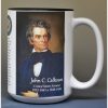 John C. Calhoun, US Senator biographical history mug.