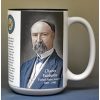 Charles Fairbanks, US Senator biographical history mug.