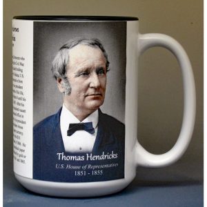 Thomas Hendricks, US House of Representatives biographical history mug.
