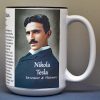 Nikola Tesla Scientist & Inventor biographical history mug.
