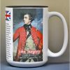 John Burgoyne, American Revolutionary War biographical history mug.
