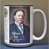 William H. Taft, US Secretary of War biographical history mug.