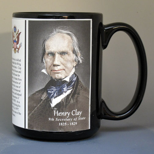 Henry Clay, US Secretary of State biographical history mug.