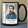 James Johnson, Union Army, US Civil War biographical history mug.