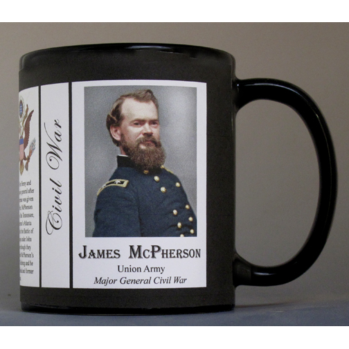James McPherson Civil War Union Army history mug.