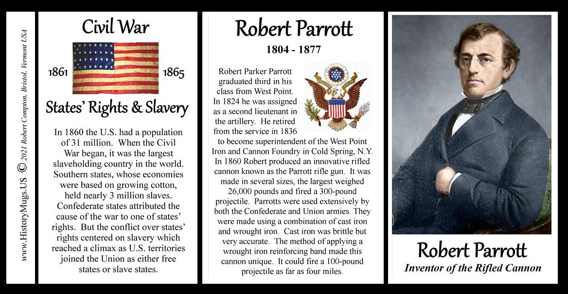 Parrott, Robert - Civil War - HistoryMugs.us