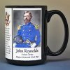 John Reynolds, Major General Union Army, US Civil War biographical history mug.
