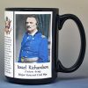 Israel Richardson, Union Army, US Civil War biographical history mug.