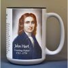 John Hart, Declaration of Independence signatory biographical history mug.
