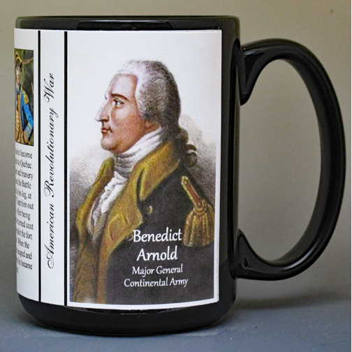 Benedict Arnold Revolutionary War history mug