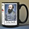 Edmund Kirby Smith, Confederate Army, US Civil War biographical history mug.