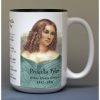 Priscilla Tyler, White House Hostess biographical history mug.