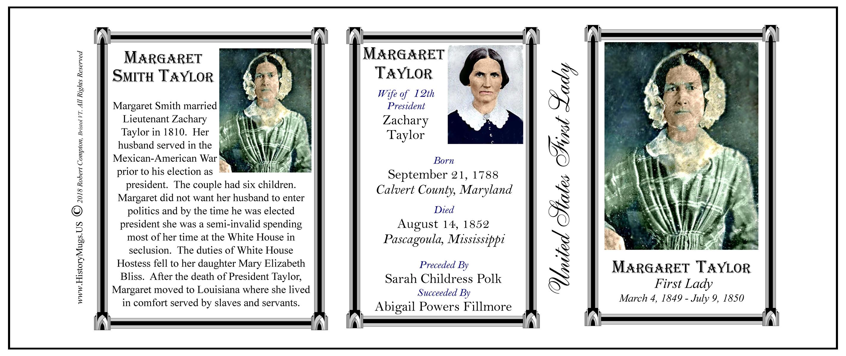 12 Margaret Taylor First Lady