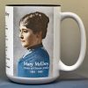 Mary Arthur McElroy, White House Hostess biographical history mug.