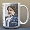 Ida McKinley, US First Lady biographical history mug.