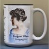 Margaret Wilson, White House Hostess biographical history mug.