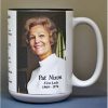 Pat Nixon, US First Lady biographical history mug.