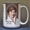 Laura Bush, US First Lady biographical history mug.