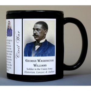 George Washington Williams Civil War history mug.