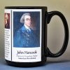 John Hancock, American Revolutionary War biographical history mug.