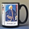 Jeremiah Lee, American Revolutionary War biographical history mug.