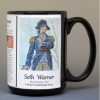 Seth Warner, American Revolutionary War biographical history mug.