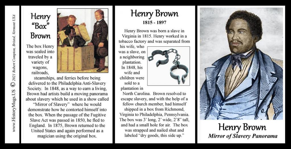 Brown, Henry "Box" Civil War HistoryMugs.us