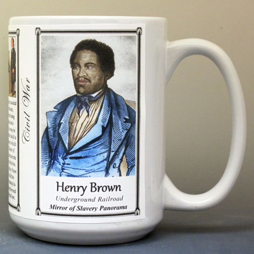 Henry “Box” Brown, US Civil War biographical history mug.