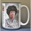 Shirley Chisholm, US House of Representatives biographical history mug.