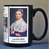 Lucretia Mott, suffragist biographical history mug.