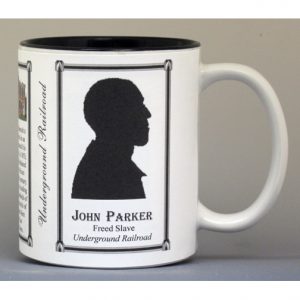 John Parker, Civil War Union civilian biographical history mug.