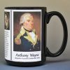 Anthony Wayne, American Revolutionary War biographical history mug.