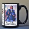 Cathay Williams, Buffalo Soldiers biographical history mug.