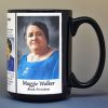 Maggie Lena Walker, Bank President, Civil Rights leader biographical history mug.