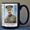 Charles Whittlesey, Medal of Honor recipient biographical history mug.