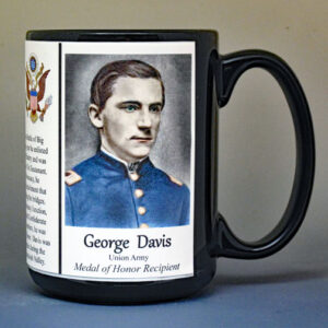 George Davis, Battle of Monocacy biographical history mug.