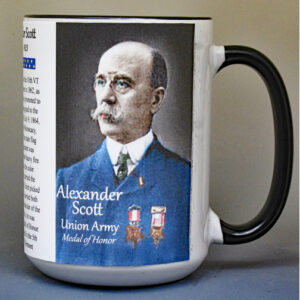 Alexander Scott, Battle of Monocacy biographical history mug.