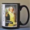George Washington, Valley Forge biographical history mug.