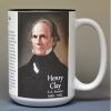 Henry Clay, US Senator biographical history mug.
