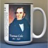Thomas Cole, Hudson River School artist, biographical history mug.