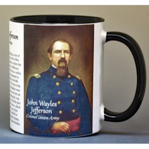 John Wayles Jefferson, African American biographical history mug.